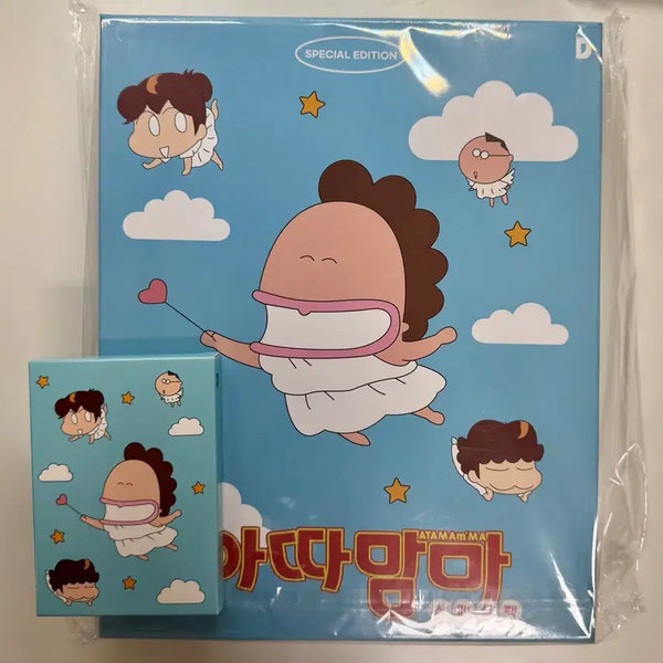 [BUNJANG] Atashin'chi Special Full Package (Keycap Keyring, Headband, Pouch, Card Wallet, Bongbong Sticker) - Sealed Bundle / (미개봉) 아따맘마 스페셜 풀 패키지(키캡키링, 머리띠, 파우치, 카드지갑, 봉봉스티커)