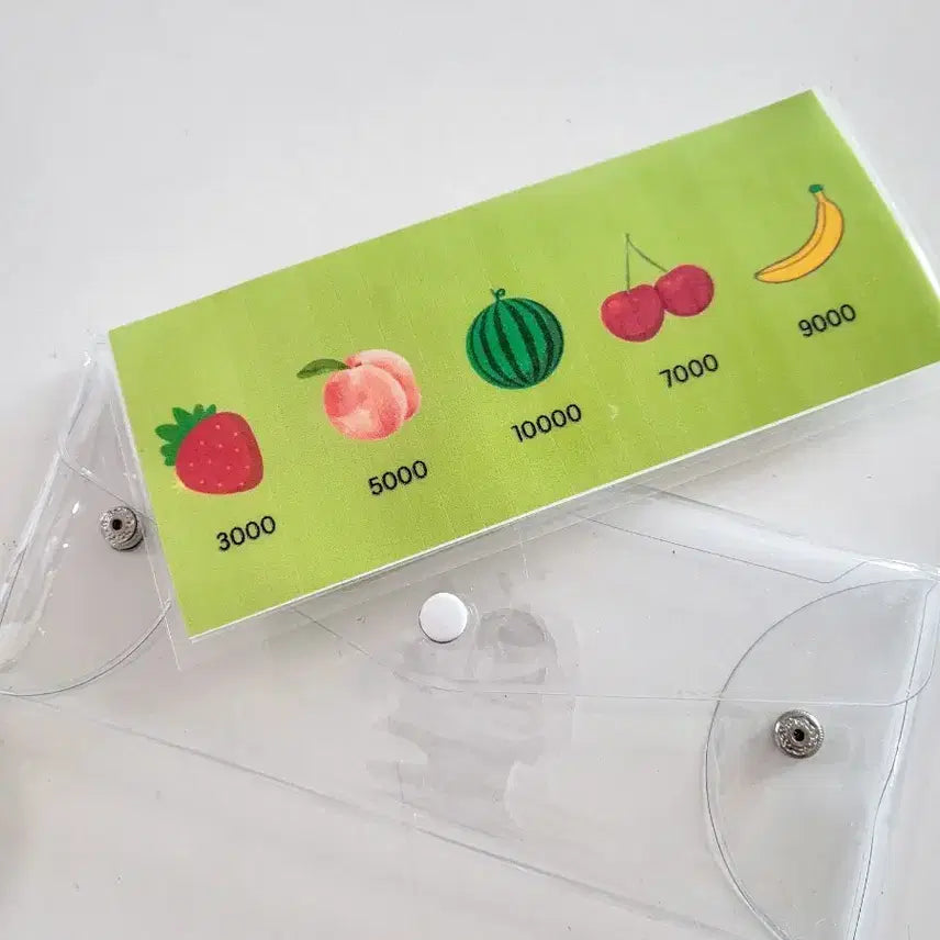 [BUNJANG] Fruit Themed Cash Insert Sheets / 과일종류 현금속지
