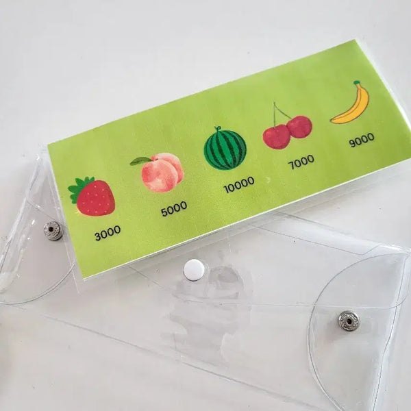 [BUNJANG] Fruit Themed Cash Insert Sheets / 과일종류 현금속지