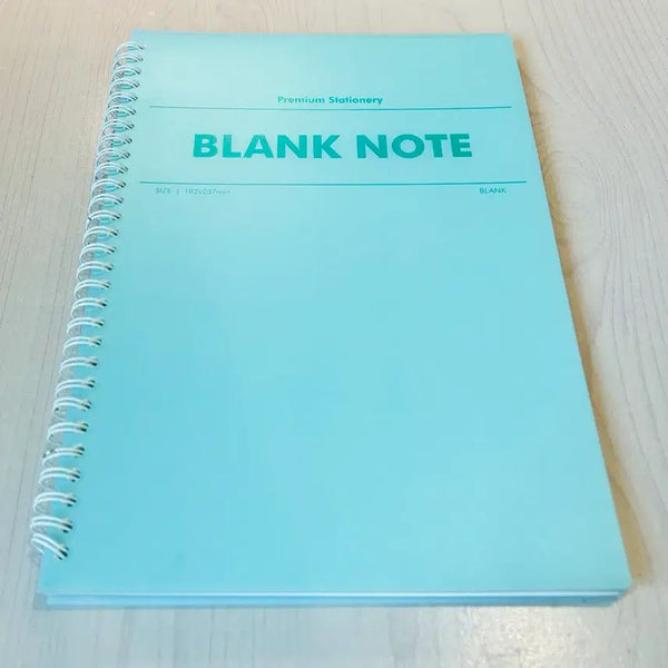 [BUNJANG] Mint Green Hardcover Blank Notebook / 민트색 무지 노트 공책 풀이 수학