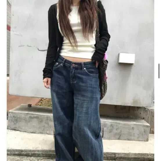 [BUNJANG] Daily Wide Denim Pants / 헤비브