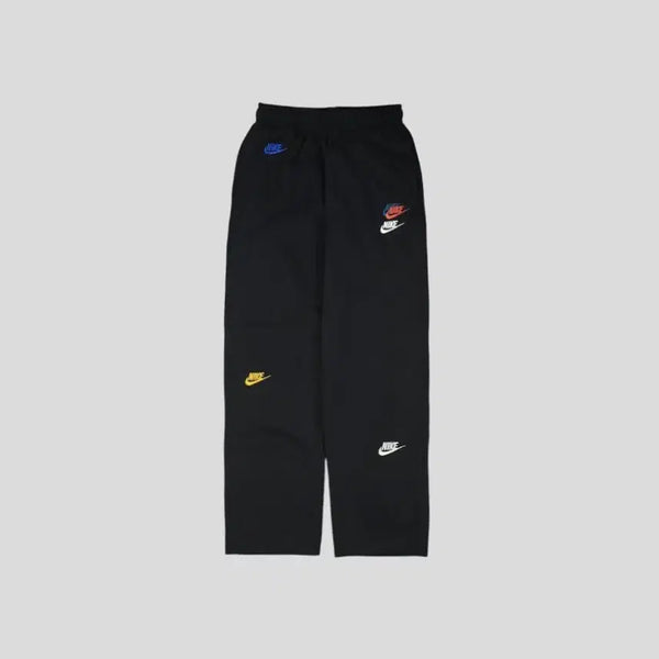 [BUNJANG] Nike Black Multicolor Futura Logo Triple Double Bending Sweatpants / 나이키 블랙 멀티컬러 퓨추라로고 트리플 더블 밴딩 스웻팬츠 트레이닝복 24-28