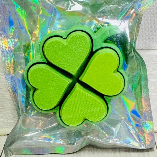 [BUNJANG] Four-Leaf Clover Keycap Keyring (Green) / 네잎클로버 모양 키캡 키링 (그린)
