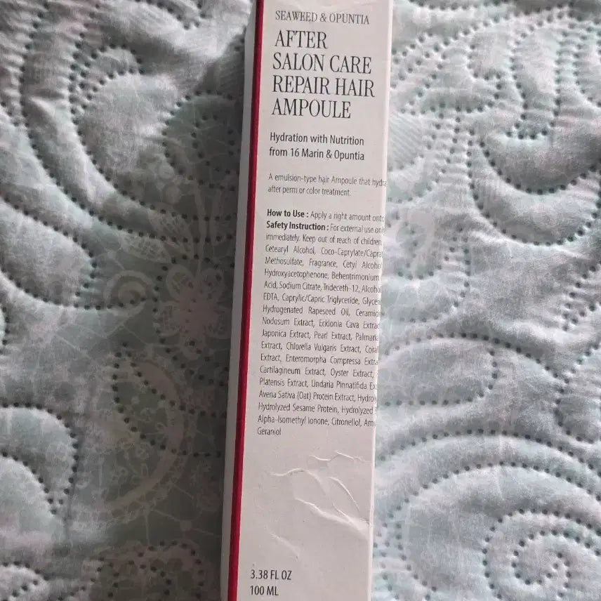 [BUNJANG] Coralsh After Salon Care Repair Hair Ampoule 100ml (Sealed) / [미개봉] 커라쉴 에프터 살롱 케어 리페어 헤어 앰플 100ml