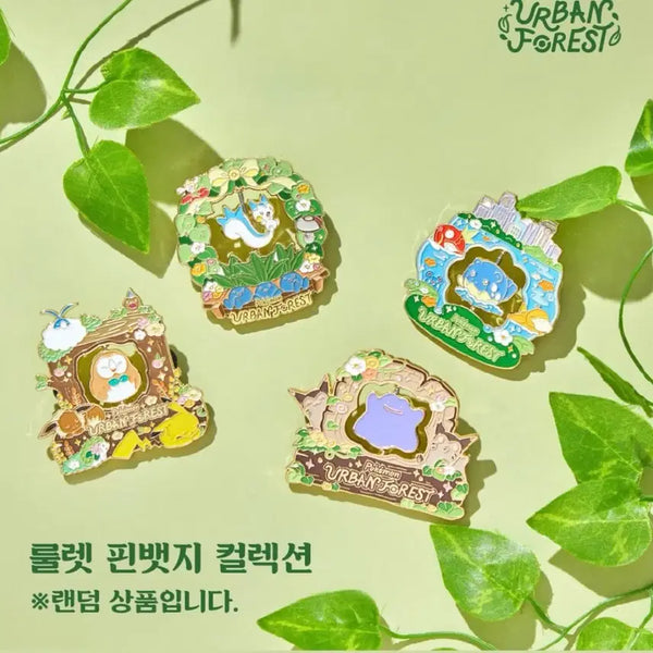 [BUNJANG] Pokemon Secret Forest Roulette Pin Badge Collection - Ditto & Duosion / (새상품) 포켓몬스터 시크릿포레스트 룰렛 핀뱃지 컬렉션 메타몽 다꼬리