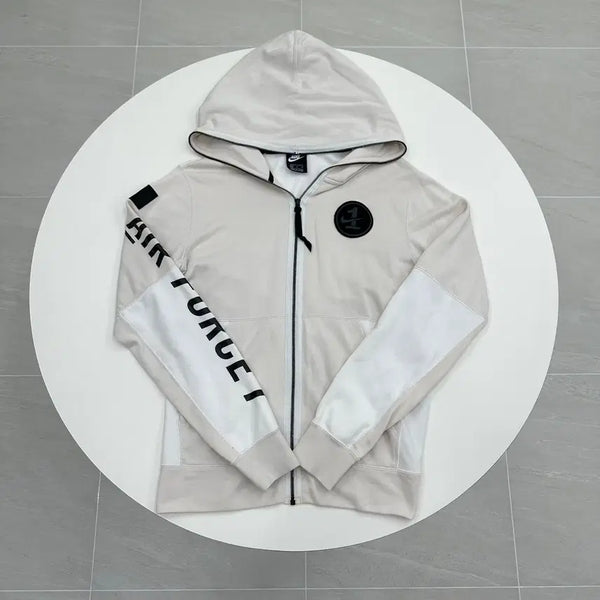 [BUNJANG] Nike AF1 Oversized Full Zip Hoodie Beige XL / 나이키 AF1 오버핏 풀 후드집업 XL 105