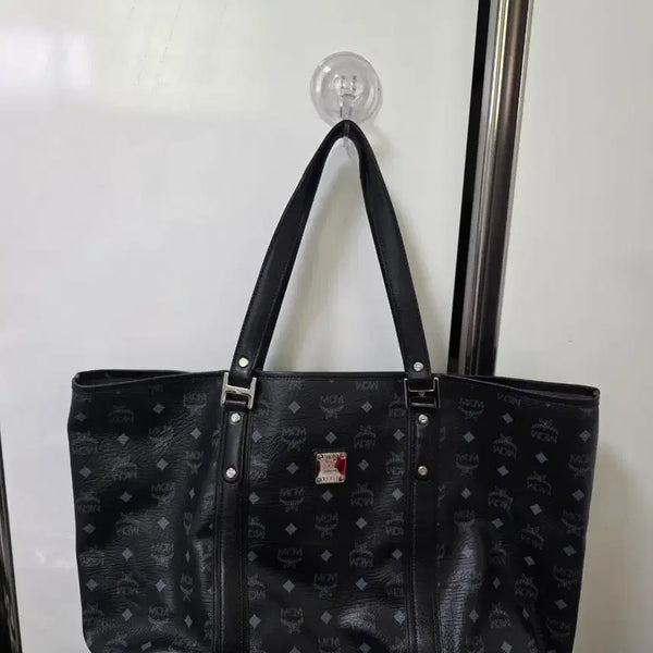 [BUNJANG] MCM Black Tote Bag / MCM 토트백 블랙 big 사이즈 여행가능 정품