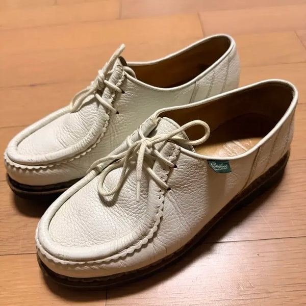 [BUNJANG] Paraboot Michael Morjin White Loafers Size 41.5 (265-270) / 파라부트 미카엘 몰진 화이트 41.5사이즈 265 270