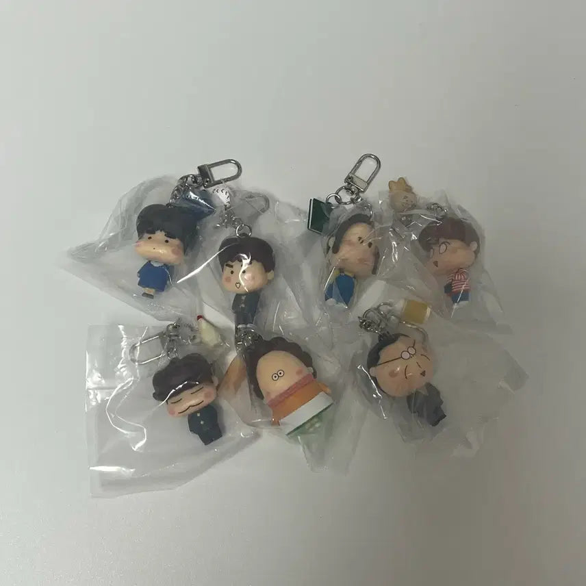 [BUNJANG] Atta Mama Full Set of 7 Random Figure Keychains / 7종 풀셋! 아따맘마 랜덤 피규어 키링