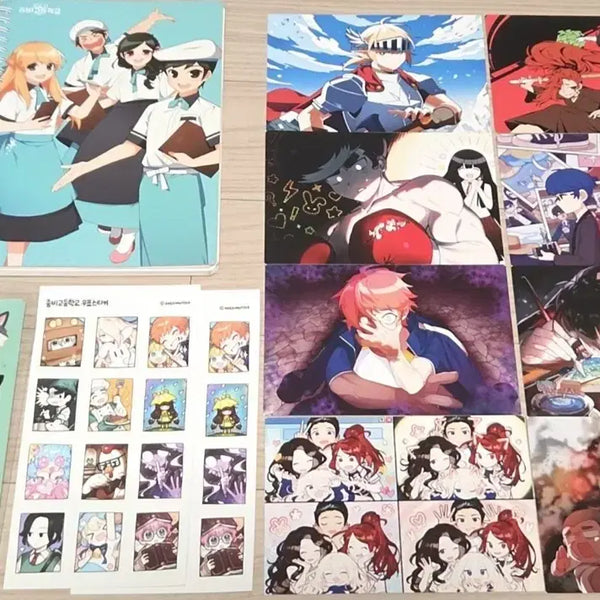 [BUNJANG] Zombie High School Official Sticker and Postcard Set / (일괄) 좀비고등학교 공식 노트 스티커 엽서 세트