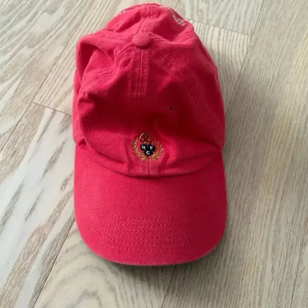 [BUNJANG] Heritagefloss Red Logo Embroidered Ball Cap / 헤리티지플로스 모자