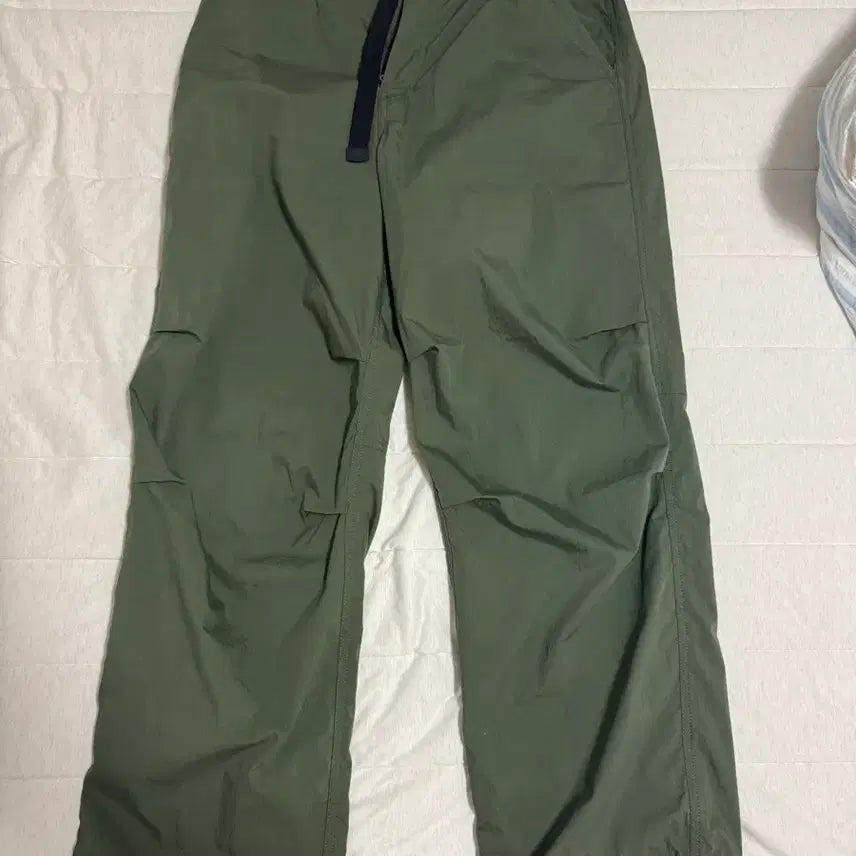 [BUNJANG] Musinsa CN Wide Parachute Pants Khaki / [29]무신사 CN 와이드 파라슈트 팬츠 카키