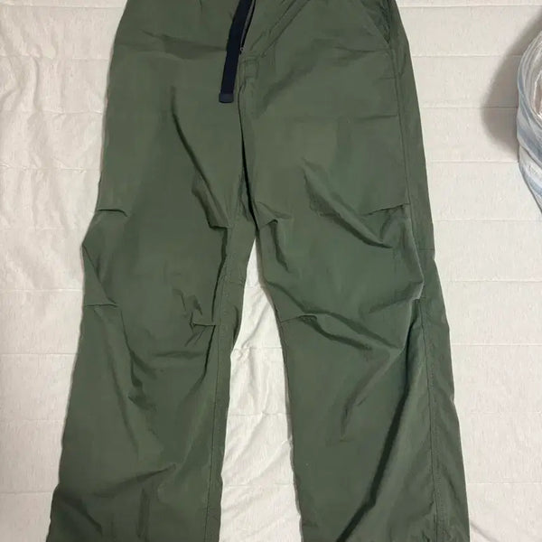 [BUNJANG] Musinsa CN Wide Parachute Pants Khaki / [29]무신사 CN 와이드 파라슈트 팬츠 카키
