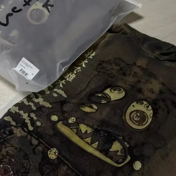 [BUNJANG] Travis Scott x Takashi Murakami Collaboration Hoodie (New) / 트레비스 스캇 무라카미 콜라보 후드 (새상품)