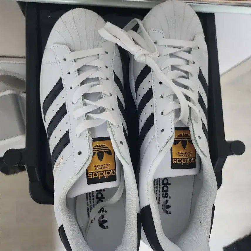[BUNJANG] Adidas Superstar White/Black Sneakers - Size 280 / [280] 아디다스 슈퍼스타 흰검