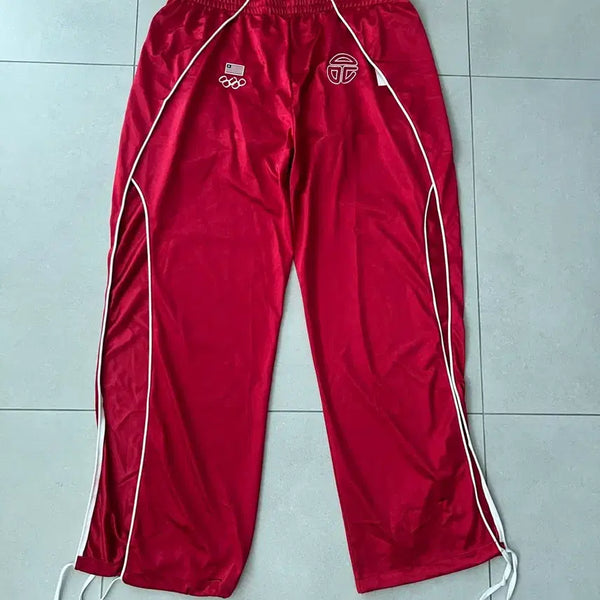 [BUNJANG] Telfar Split Track Pants Red M / 텔파 트임 트랙팬츠 레드 M