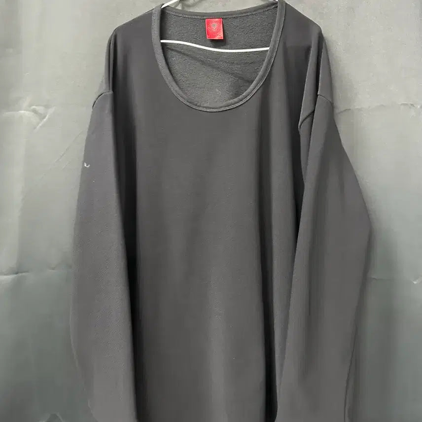 [BUNJANG] By The R Plain U-Line Sweatshirt / 바이더알 무지 u라인 맨투맨