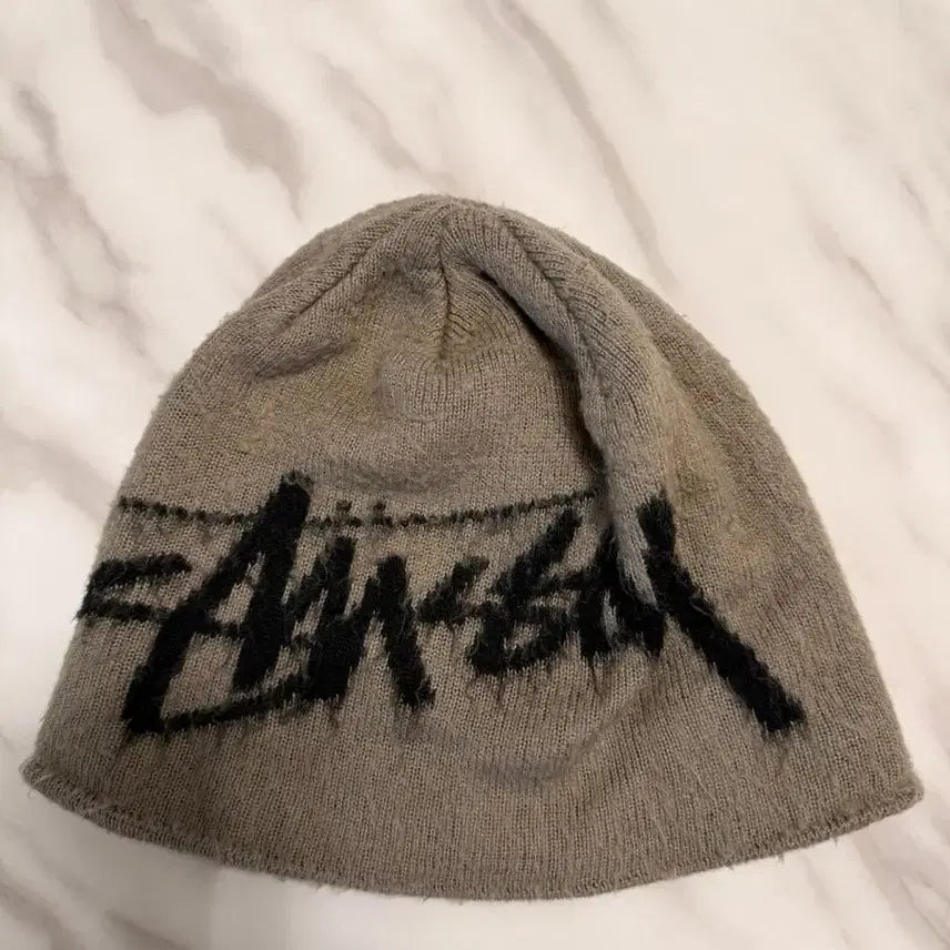 [BUNJANG] Stussy Skull Cap Beanie Sand / 스투시 스컬캡 샌드색비니