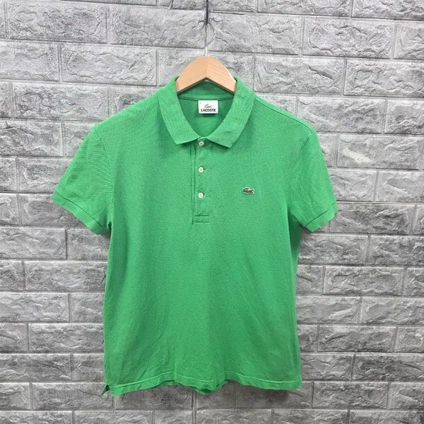 [BUNJANG] Lacoste Green Polo Shirt Size 100 / 라코스테 카라티 그린  사이즈  100  세탁완료