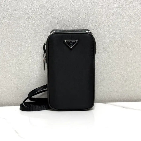 [BUNJANG] Prada Re-Nylon Phone Holder Crossbody Bag Black / (정품/A+)프라다 리나일론 폰홀더 크로스백