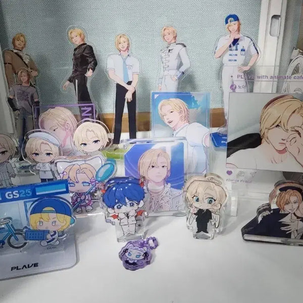 [BUNJANG] PLAVE Noah Acrylic Stand Diorama Bundle Set / 플레이브 노아 아크릴 스탠드 굿즈 디오라마 육여름 gs25 기다릴게 대시