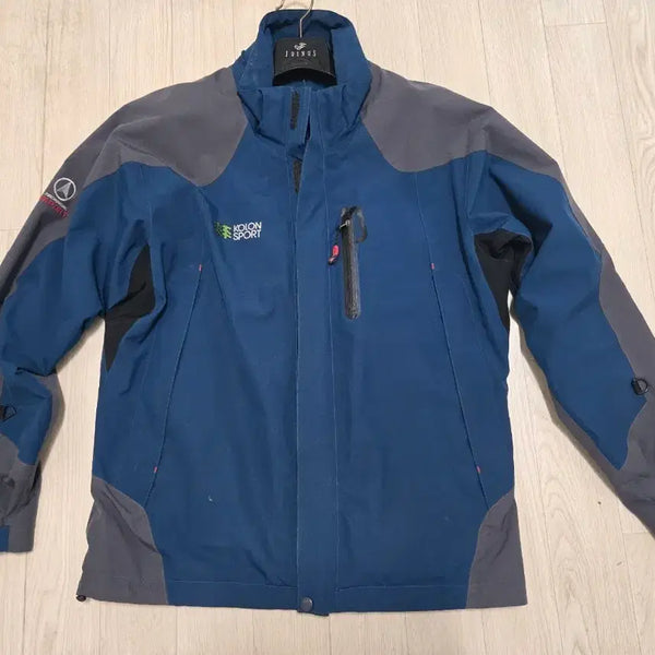 [BUNJANG] Kolon Sport Men's Windbreaker Jacket Blue/Gray / 코오롱스포츠 남성 바람막이 자켓 블루/그레이