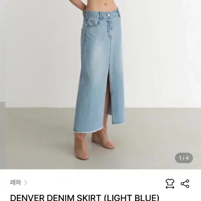 [BUNJANG] LEHA Denim Skirt / LEHA 레하 데님스커트 청스커트 청치마