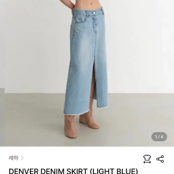[BUNJANG] LEHA Denim Skirt / LEHA 레하 데님스커트 청스커트 청치마