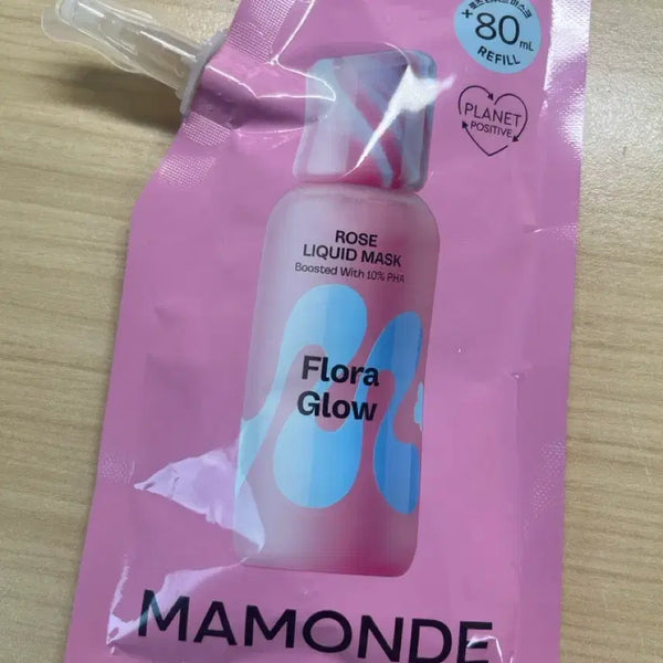 [BUNJANG] Mamonde Flora Glow Rose Liquid Mask Refill 80ml (Sealed) / 미개봉/ 마몽드 플로라 글로우 로즈 리퀴드 마스크 리필 80