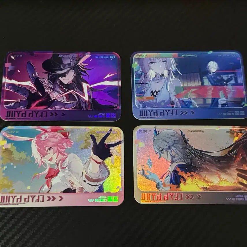 [BUNJANG] Honkai: Star Rail "The Traveler's Star" Exhibition Photocard Set (4 Types) / 붕괴 스타레일 전시회 별을걷는회고록 포토카드 4종세트