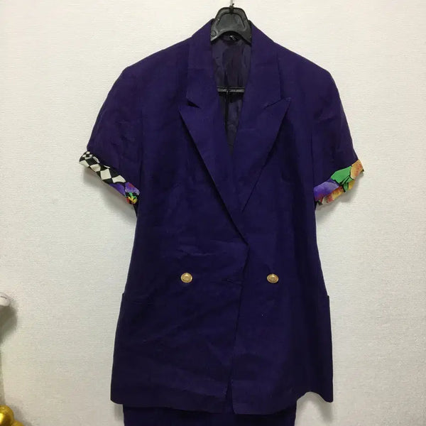 [BUNJANG] 90s Versace Sport Women's Linen Set-up / 90S 베르사체 스포츠 여성 린넨 셋업