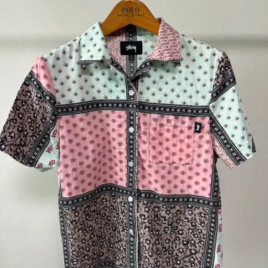 [BUNJANG] Stussy Pattern Short Sleeve Shirt XS / Stussy 스투시 패턴 셔츠 XS 정품