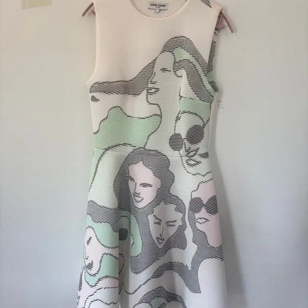 [BUNJANG] Opening Ceremony Sleeveless Midi Dress Face Pattern / 오프닝세레모니 여성 민소매 원피스