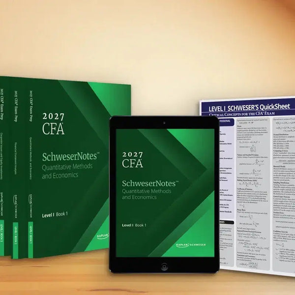 [BUNJANG] 2027 CFA Level 1 Schweser Study Materials Bundle / 2027 CFA level 1 슈웨이저,커리큘럼북 각종 문제