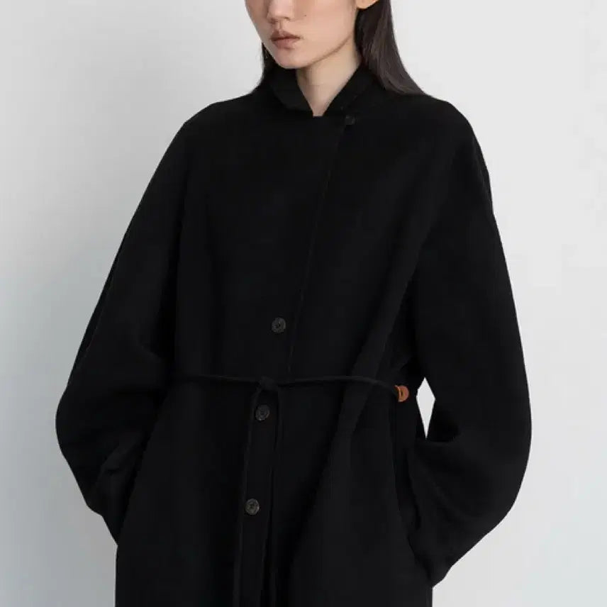 [BUNJANG] Le917 Balloon Arm Handmade Coat Black / 새상품) 르917 벌룬 암 핸드메이드 코트