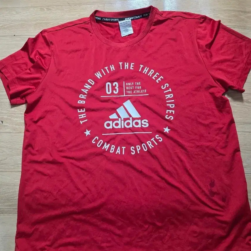 [BUNJANG] Adidas Combat Sports T-Shirt Red / 90.아디다스 컴뱃 스포츠 반팔티 레드