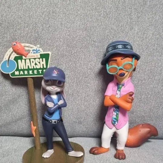 [BUNJANG] Zootopia Judy & Nick Figure Set / 주토피아 주디 닉 피규어 세트