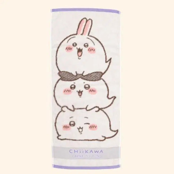 [BUNJANG] Chiikawa Ghost Forest Face Towel / 치이카와 유령의숲 타올 페이스타월