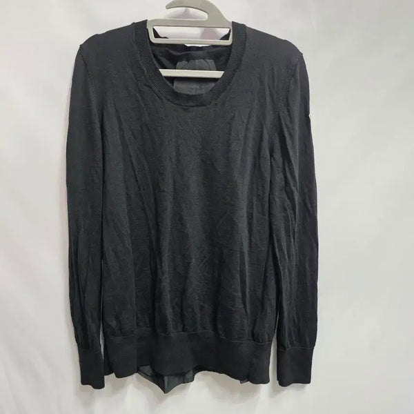 [BUNJANG] Moncler Virgin Wool Black Knit Sweater / 몽클레어 버진울 블랙니트