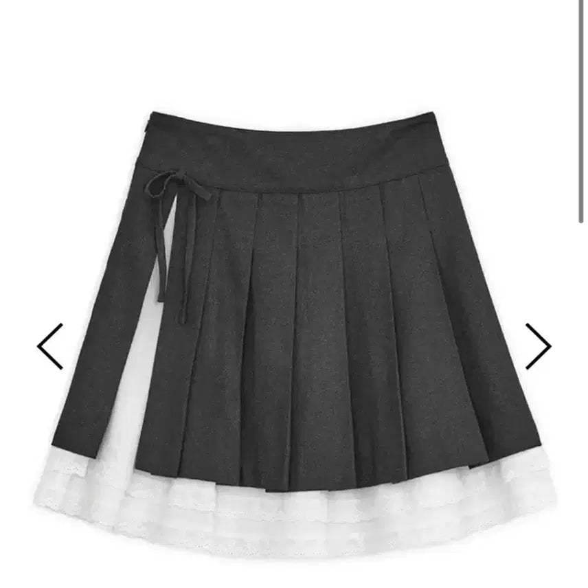 [BUNJANG] Hug Your Skin Slit Pleated Midi Skirt / 허그유어스킨 슬릿 플리츠 미디스커트