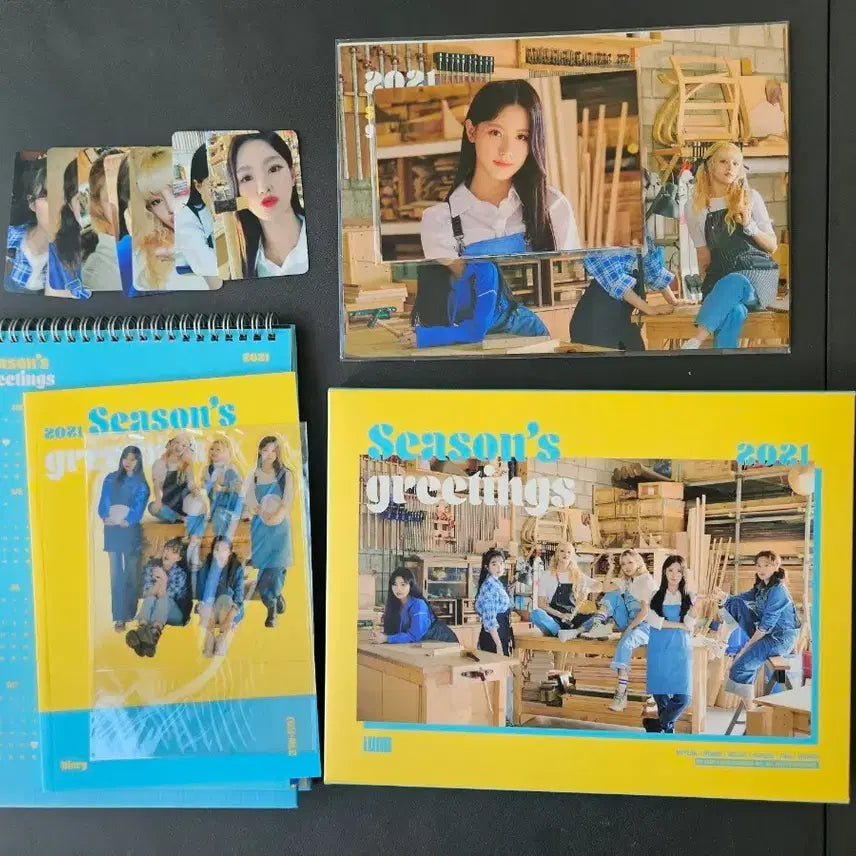 [BUNJANG] G(I)-DLE 2021 Season's Greetings Photocard / 아이들 2021 시그(특전 포함)