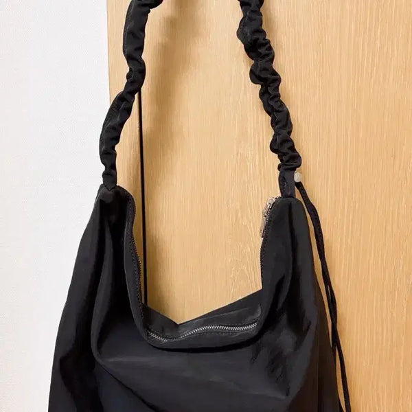 [BUNJANG] Grace Abbott Shirring Shoulder Bag Black / Grace abbot 셔링백 숄더백 블랙