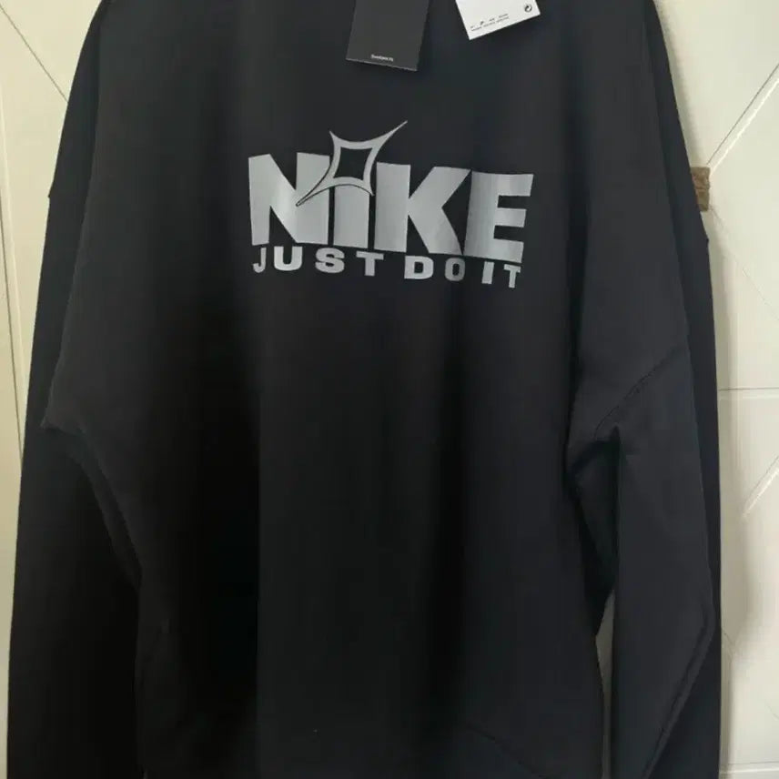 [BUNJANG] Nike Just Do It Sweatshirt Black L / 나이키 저스트두잇 맨투맨 블랙 L