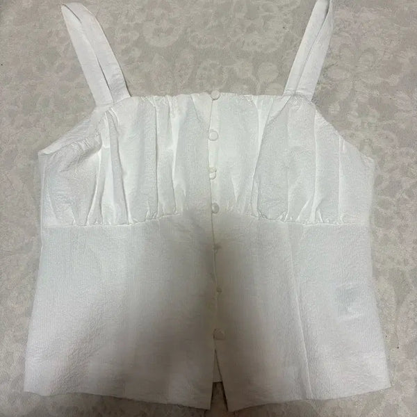 [BUNJANG] MISO White Bustier / 미쏘 화이트 뷔스티에