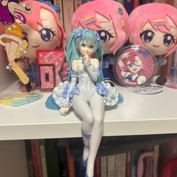[BUNJANG] Hatsune Miku Nemophila Noodles Stopper Figure / 하츠네 미쿠 네모필라 누들스토퍼