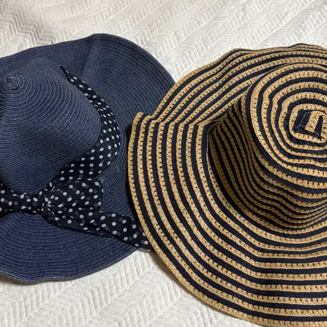 [BUNJANG] Summer Bucket Hats - Set of 2 / 여름 필수템 벙거지 모자 2점