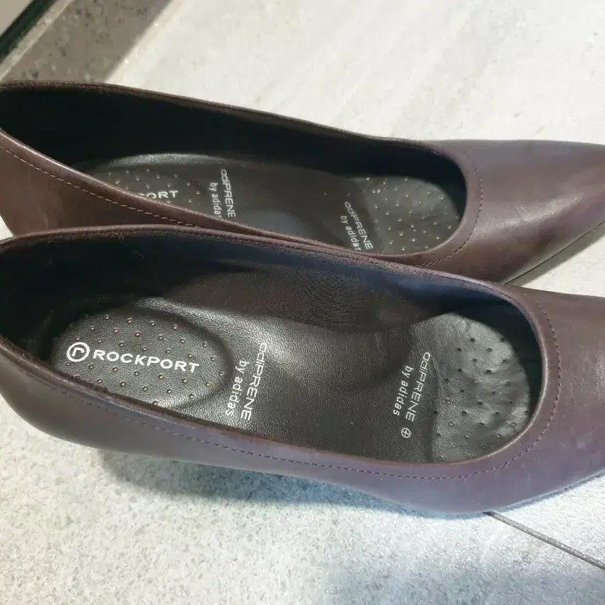 [BUNJANG] Rockport Women's Brown Leather Pumps with Adidas Technology (EU 36 / 235mm) / ROCKPORT 락포트 여성 구두 브라운