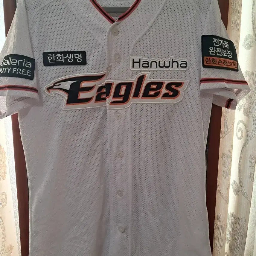 [BUNJANG] Hanwha Eagles Majestic White Baseball Jersey / 한화이글스 마제스틱 유니폼 화이트 90
