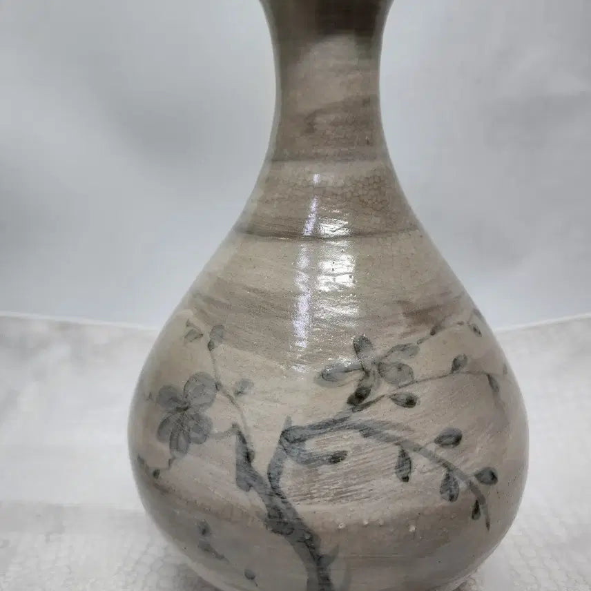 [BUNJANG] White Porcelain Buncheong Ceramic Vase / 백자 분청 도자기 화병