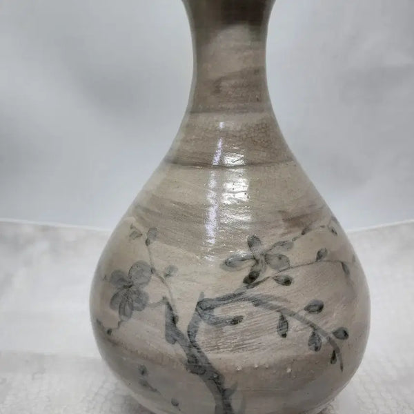 [BUNJANG] White Porcelain Buncheong Ceramic Vase / 백자 분청 도자기 화병